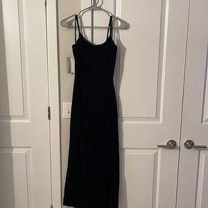 Black Velvet dress long